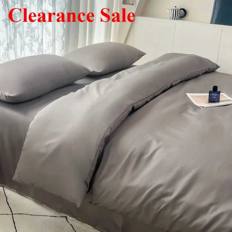 2025 Summer Cool Ice Silk Solid Color Duvet Cover Size Twin/Full/Queen/King D260317