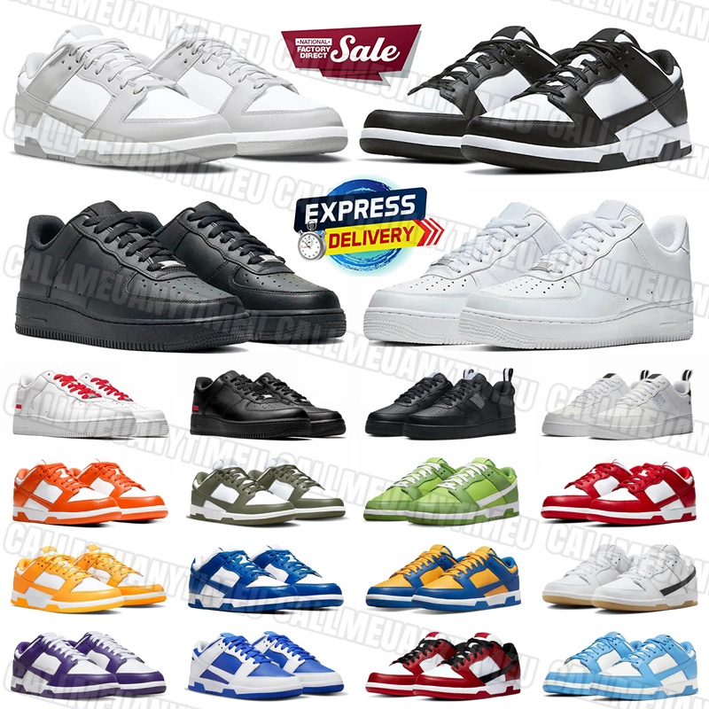 Designer Mens Sneakers sb Panda Black White Running Shoes Leather rubber dunckes Pearl White Outdoor Shoes Trainers dunksnike low dunsk