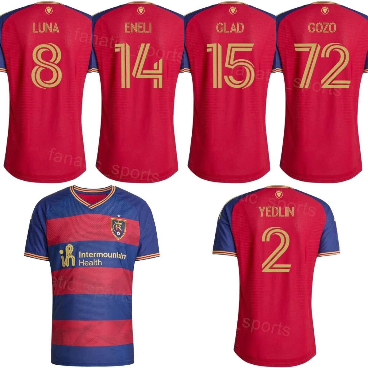 Club Royal Salt Lake 2026 Soccer 39 Aiden Hezarkhani Jerseys Men 26 Philip Quinton Ariath Piol Luca Moisa Zavier Gozo Sergi Solans Morgan Guilavogui Football Shirt