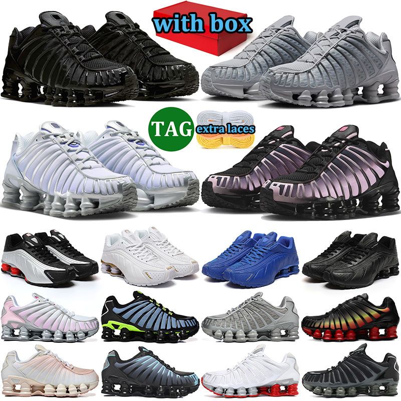 with box TL R4 running shoes men women designer sneakers outdoor durable trainers comfortable runner black white playful pink metallic silver sports shoe