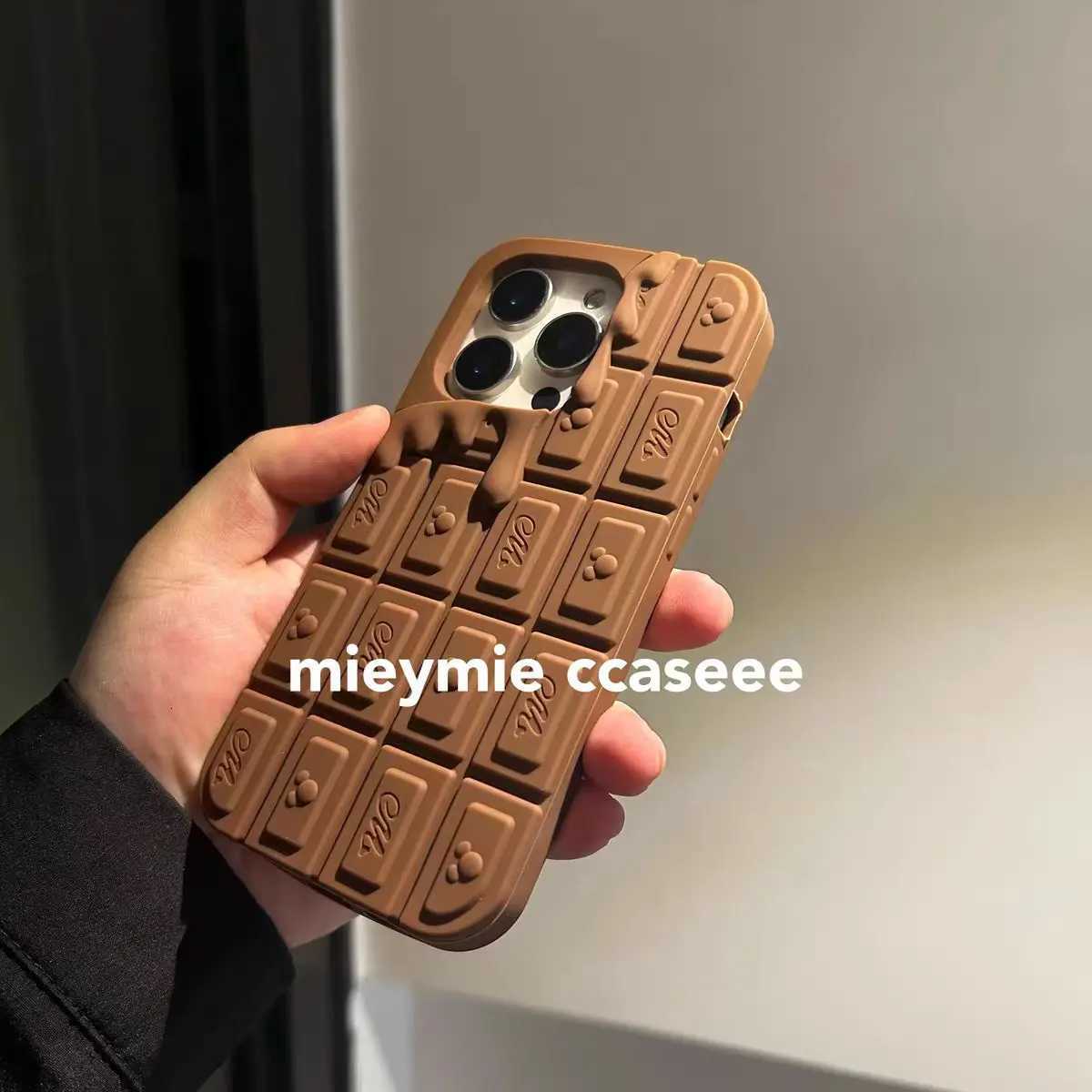 For iphone 17 Air 16 15 14 13 12 Pro Max 4 4S 5 5S 6 6S 7 8 Plus 3D Cartoon Mouse Chocolate Melted Soft Cover Case C260314