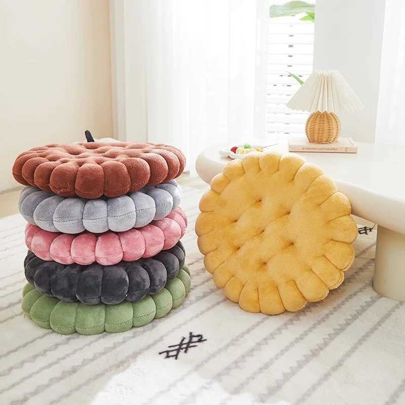 Biscuit soft cushion comfortable office sitting cushion tatami cushion chair cushion D260317