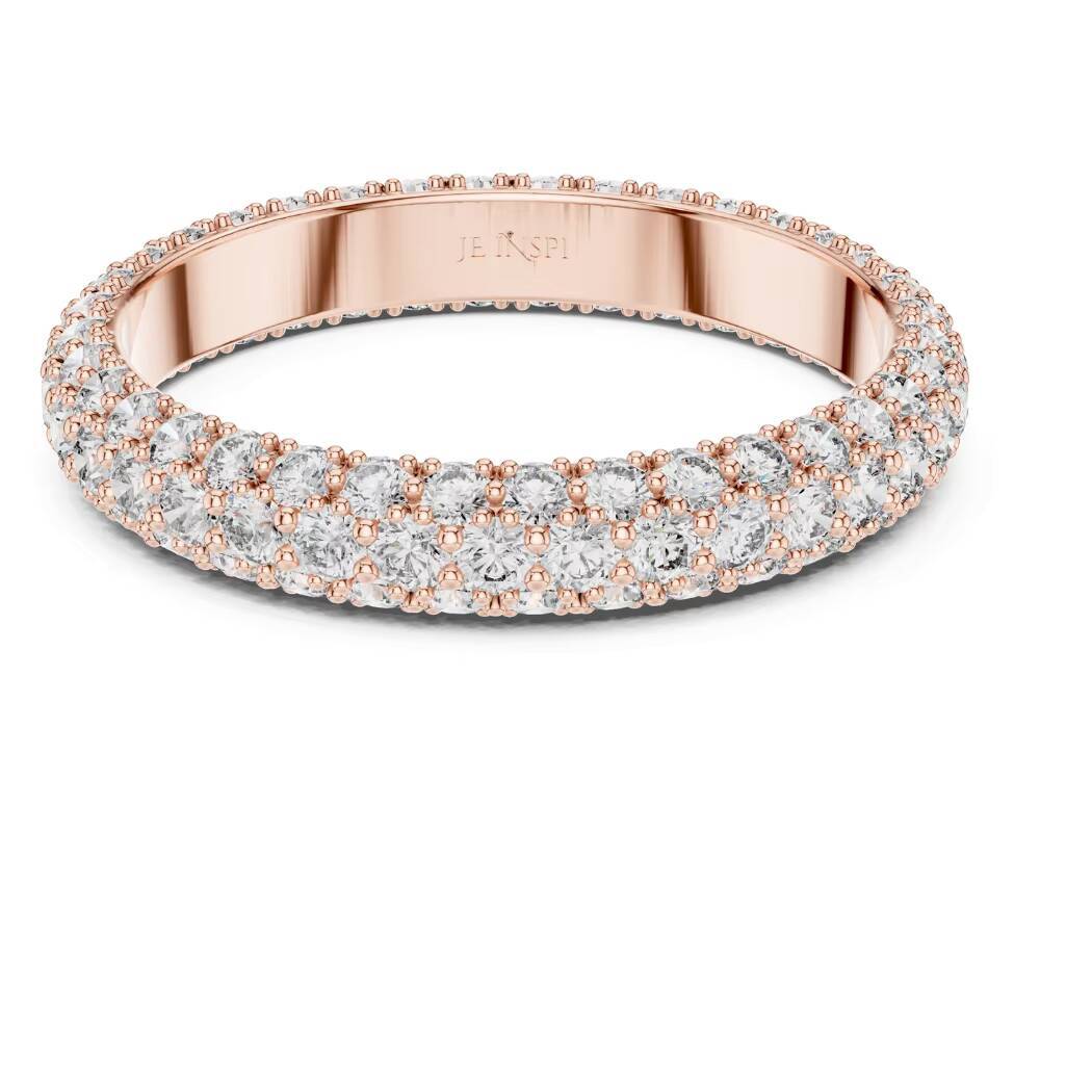 Round Diamond Rings Elegant Lab Grown IGI Certified Fine Jewelry for Engagement Wedding or Gift Available in Sizes and Carats