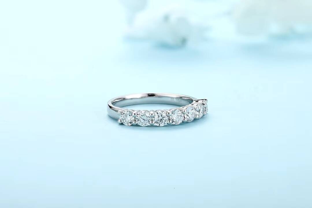 Classic 100ct Platinum 950 IGI Certified Lab Grown Diamond Wedding Engagement Party Ring Custom Round Shape