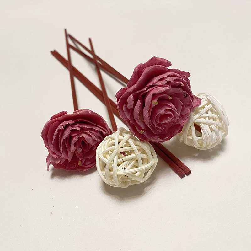 1 Set Diffuser Sticks Flower Aromatherapy Rattan No Fire Aroma Diffuser Sticks Home Living Room Aromatic Incense Supplies D260317