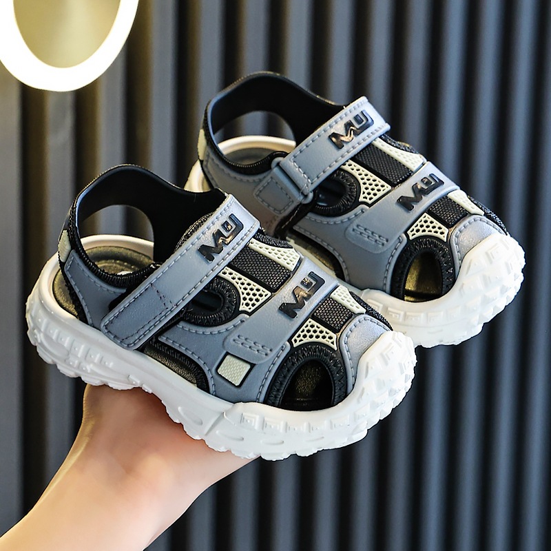 Kids Sandals Closed Toe Sandals Non-Slip Shoes Breathable Sandals Baby Boys Girls Sandals Athletic Kids Shoes Lightweight Walking Shoes Kids Walking S