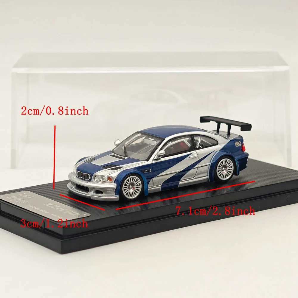 Ghost Player 164 for M3 E46 GTR by DCM Diecast Model Car miniature Limited Collection Auto Toys Gift D260317