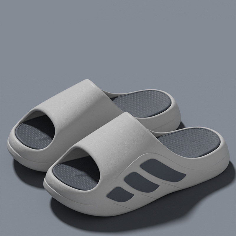 new Free shipping Grip Sole Large size Cross slipper Thick soled 2026 indoor home EVA sports slippers men