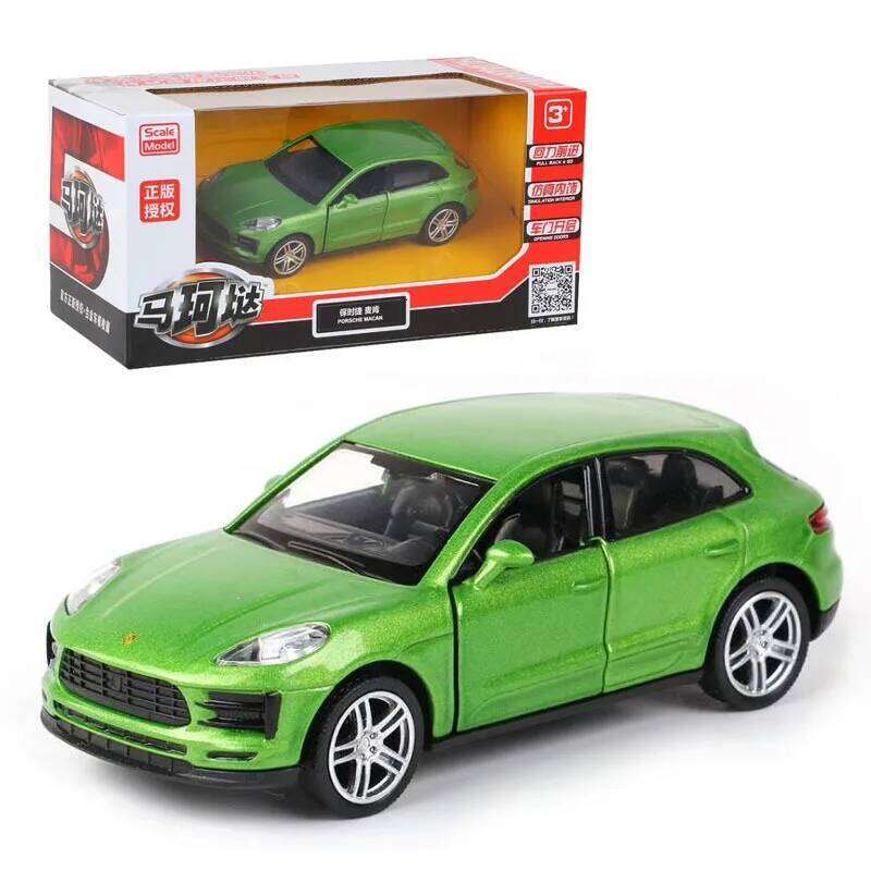 1:36 MACAN SUV High Simulation Alloy Diecast Car Model With Pull Back For Children Gifts Toy Collection F244 26W0317