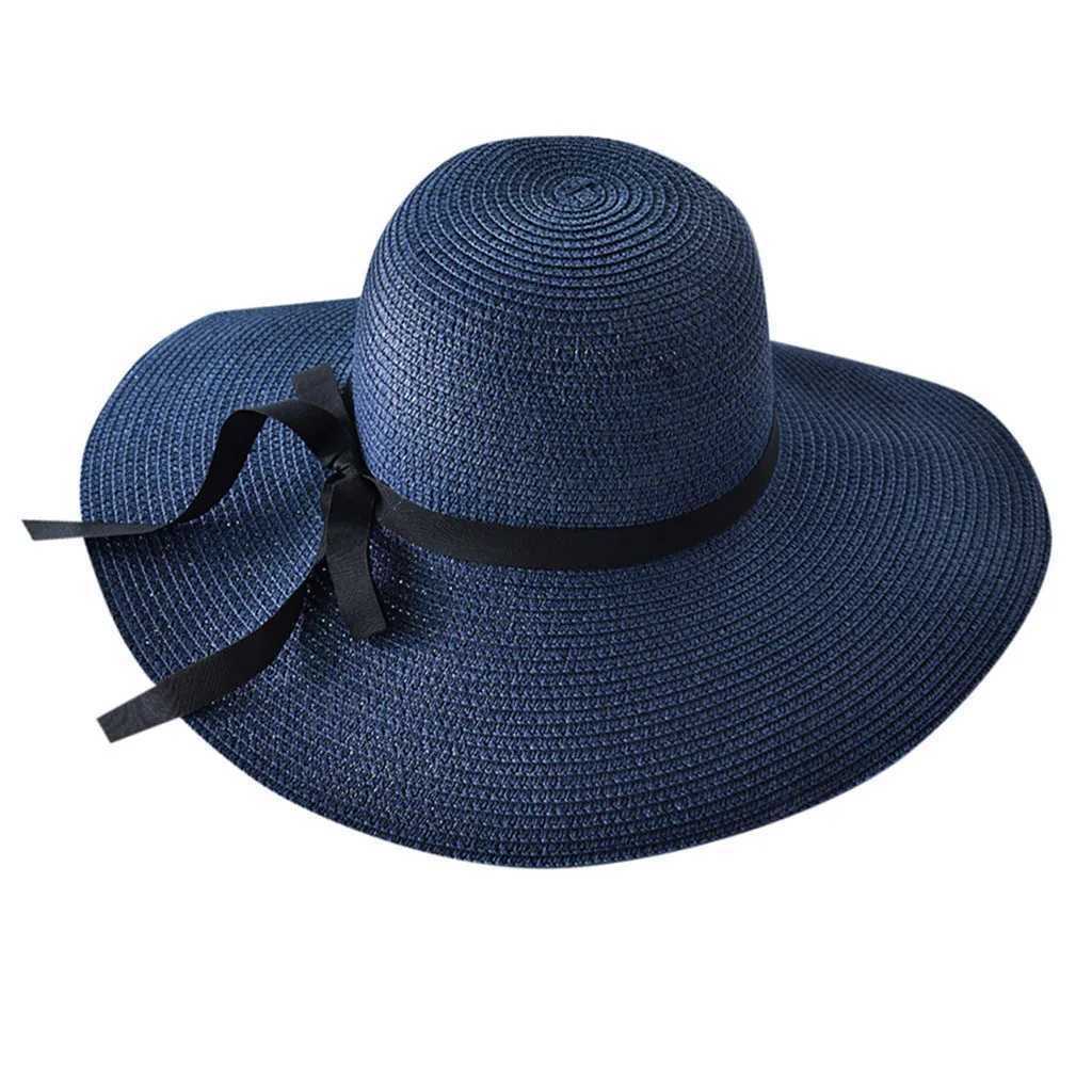 New Women Ladies Floppy Beach Sun Foldable Cap Summer Wide Sun Hats for Women Wide Brim Sun Hats for and Women UV Protection H260317 - view 7