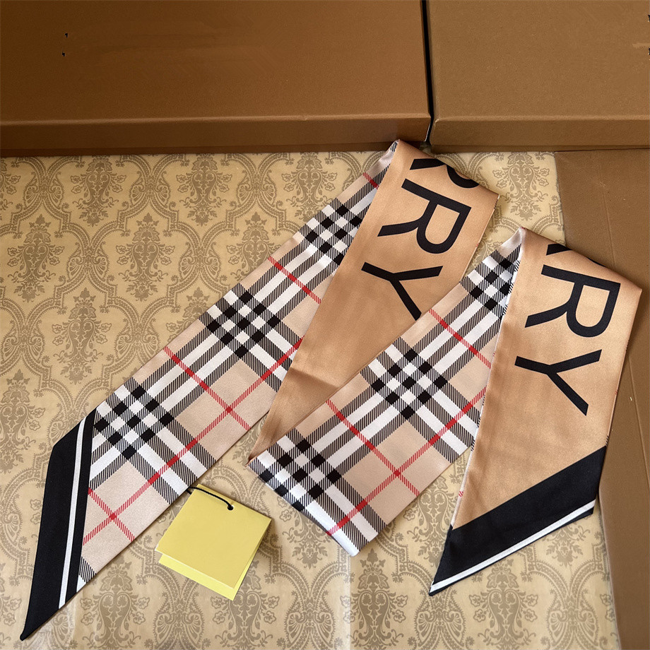 Designer Women's Luxury Silk Scarf, High end Classic grid Pattern Designer Scarf, New Gift Easy to Match, Soft Touch AAA