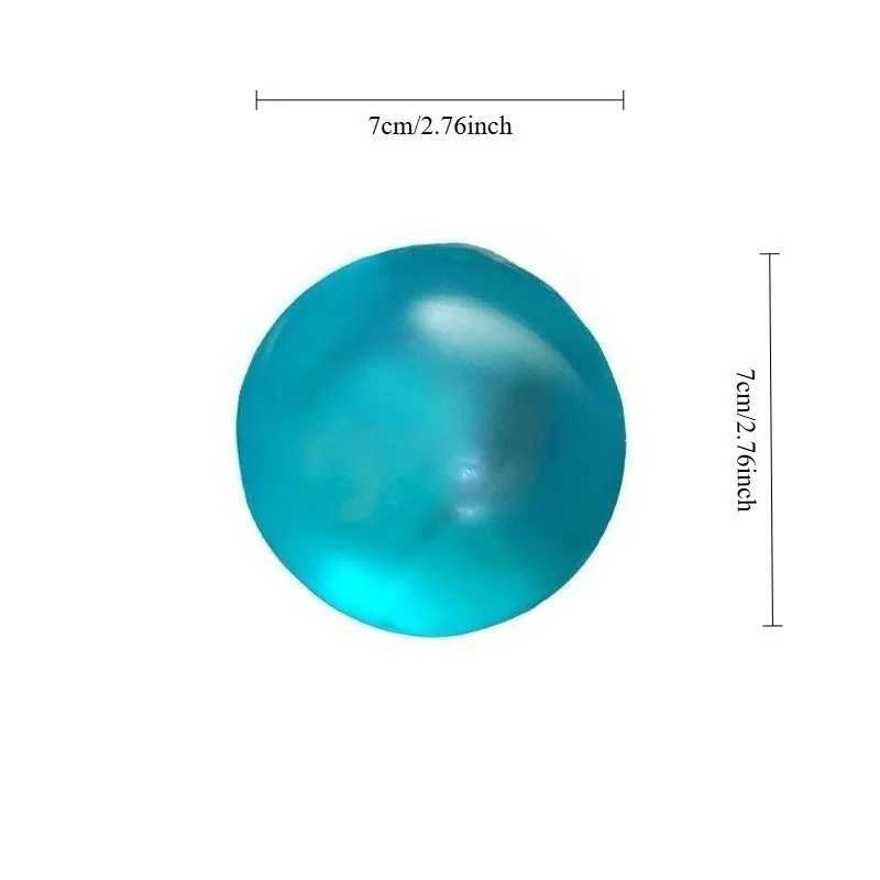 Blue Maltose Squishy Toys Anti Stress Sensory Fidgets Toy Soft Simulated Transparent Blue Maltose Slow-rebound Decompression Toy H260324