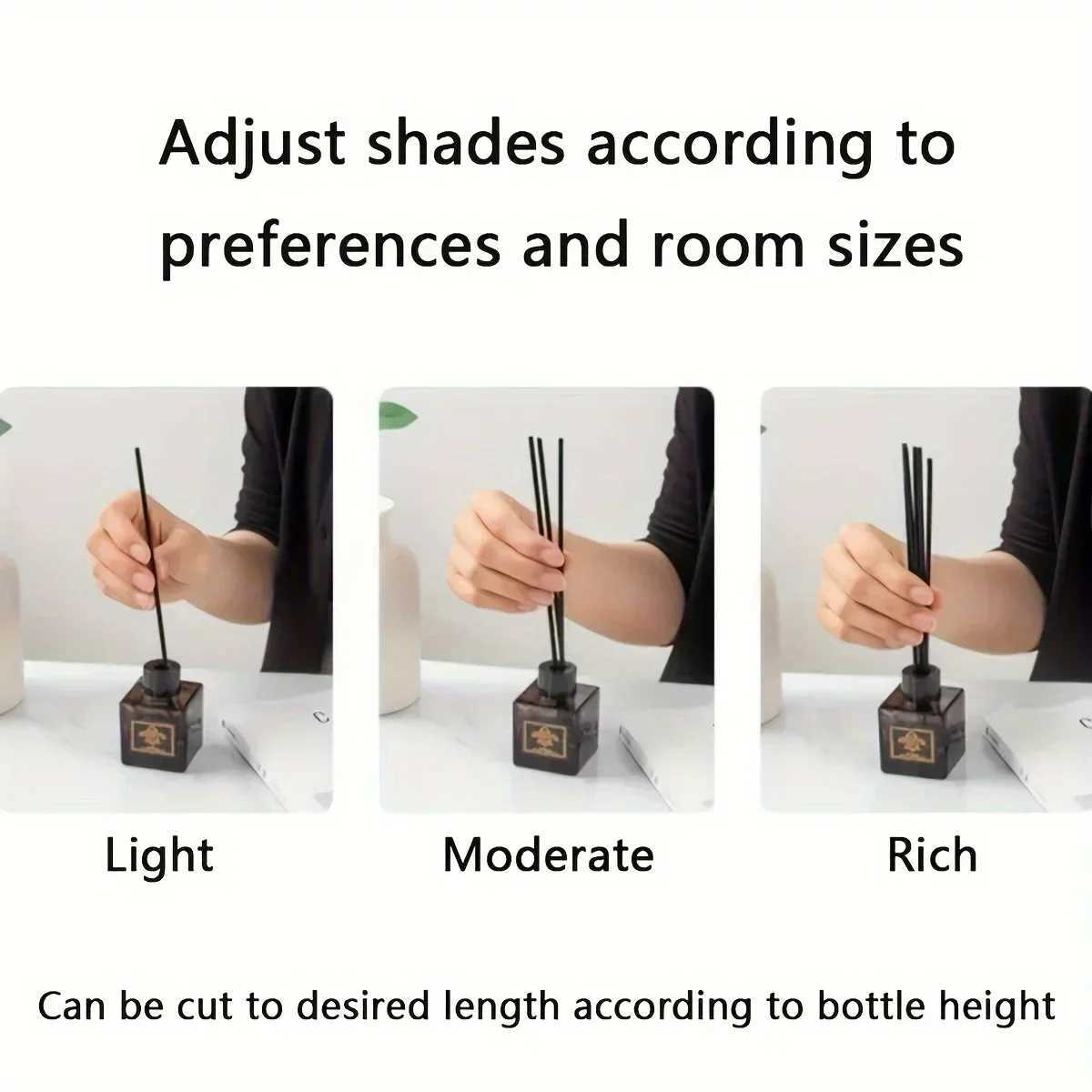 10/50pcs Fiber Sticks Diffuser Aromatherapy Volatile Rod for Home Fragrance Diffuser Home Decoration D260317