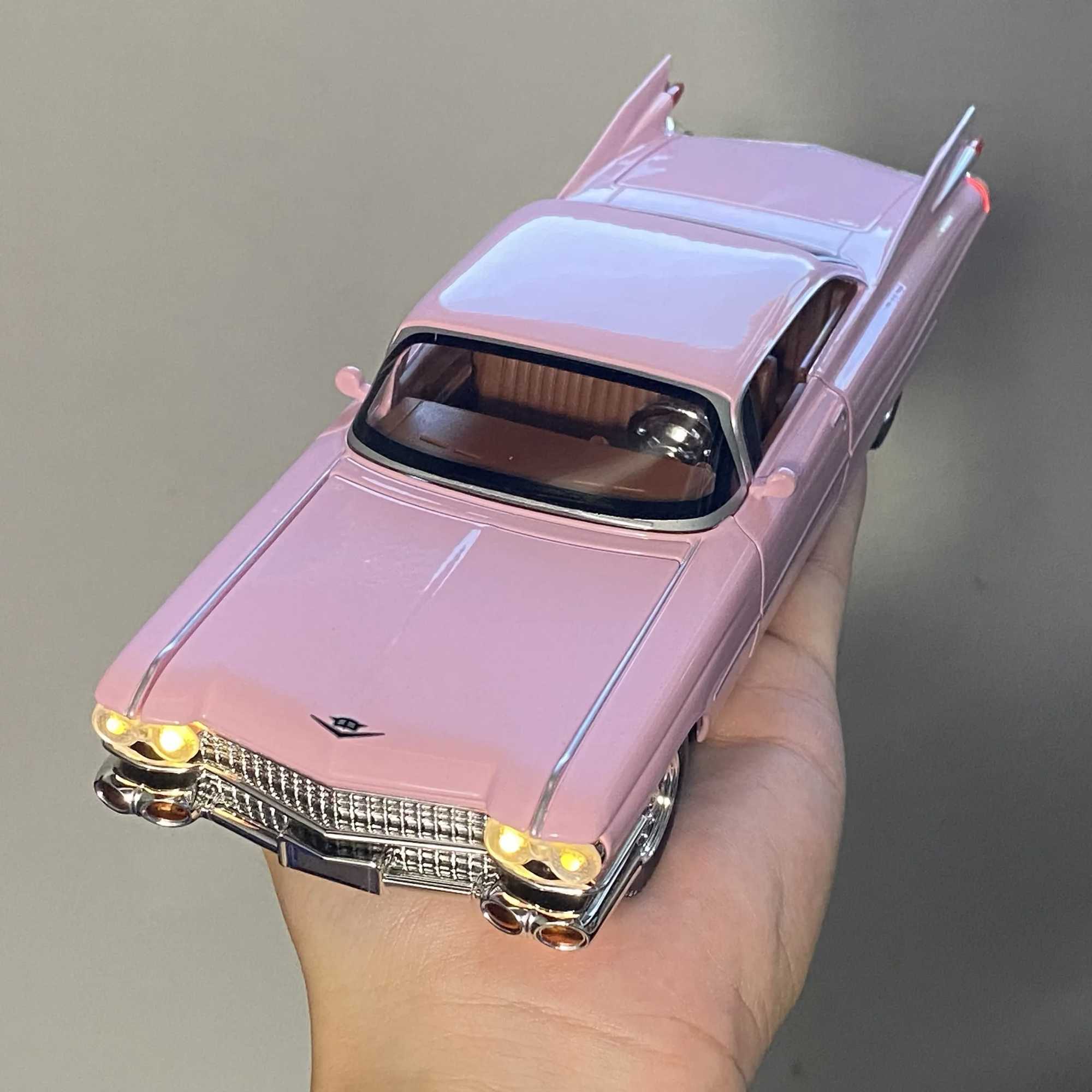 124 Scale Cadillac Eldorado Biarritz 1959 Series 62 Alloy Diecast Metal Model Desktop Ornaments Kids Gift Birthday Present Boys D260317