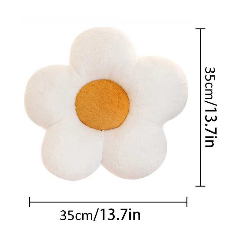 Flower Pillow Plush Throw Soft Plant Chair Cushion Living Bedroom Home Decorative Pillows Sofa Cushions Birthday Gifts 35/50cm D260317