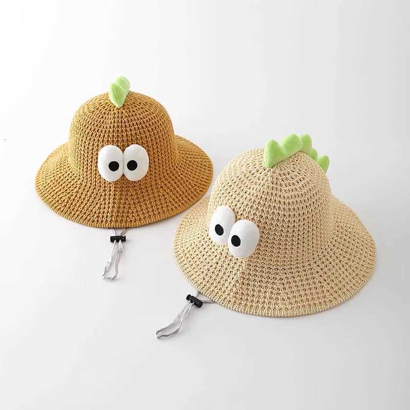 Childrens Sun Hat Summer Thin Style Boy and Girl Cartoon Bird Sun Protection Straw Hat Baby Travel Breathable Sun Hat H260317 - view 4