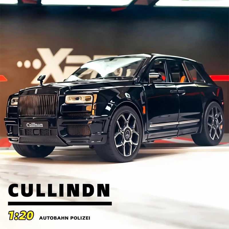 120 Rolls Royce Cullinan Off Road SUV Alloy Diecast Model Car Vehicle Collection Toy For Boy Adult Festival Gift Boyfriend Kid D260317