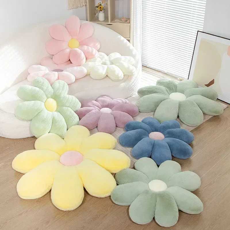 60CM 8-petal Chrysanthemum Pillow Bed Head Flower Petal Shaped Cushion Chair Sofa Cushion Cute Pillow Floor Cushion D260317