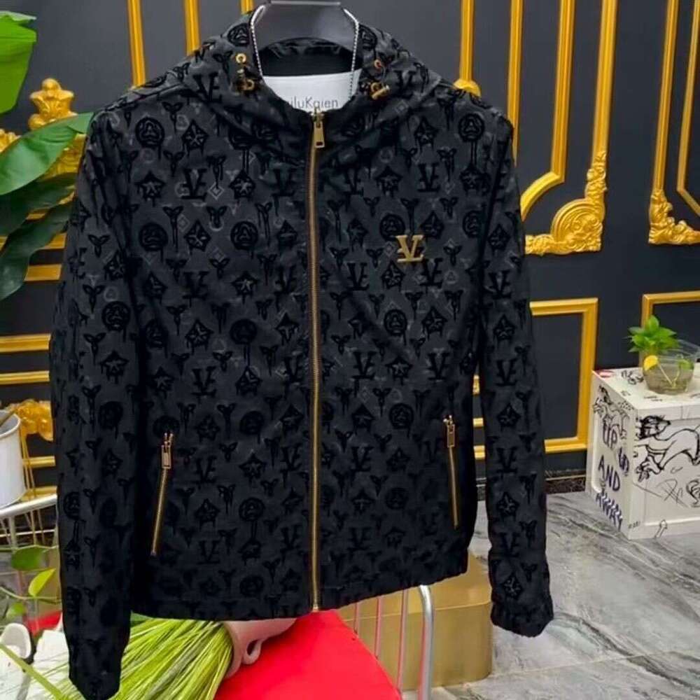 Reversible Spring Autumn New Men's High-End Hooded Double-Sided Jacket Fashionable And Versatile Casual Wear Asia Size