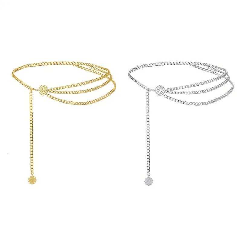 Retro Ethnic Style Body Chain Personalized Sunflower Waist Chain Accessory with Asymmetrical Design H260316 - view 7
