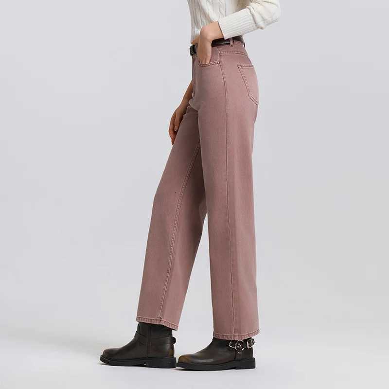 Semir Jeans Women Vintage Long Trousers 2025 New Spring Wide-leg Trousers Comfortable Soft Versatile TrousersT260317