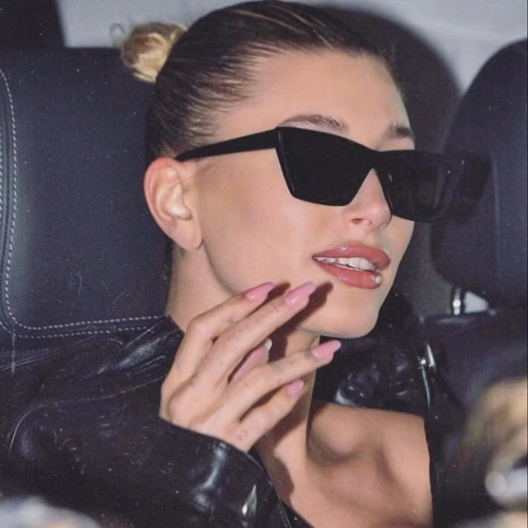 luxury Designer sunglasses square sunglasses for women Travel trend men gift glasses Beach shading UV protection polarized glasses with box good