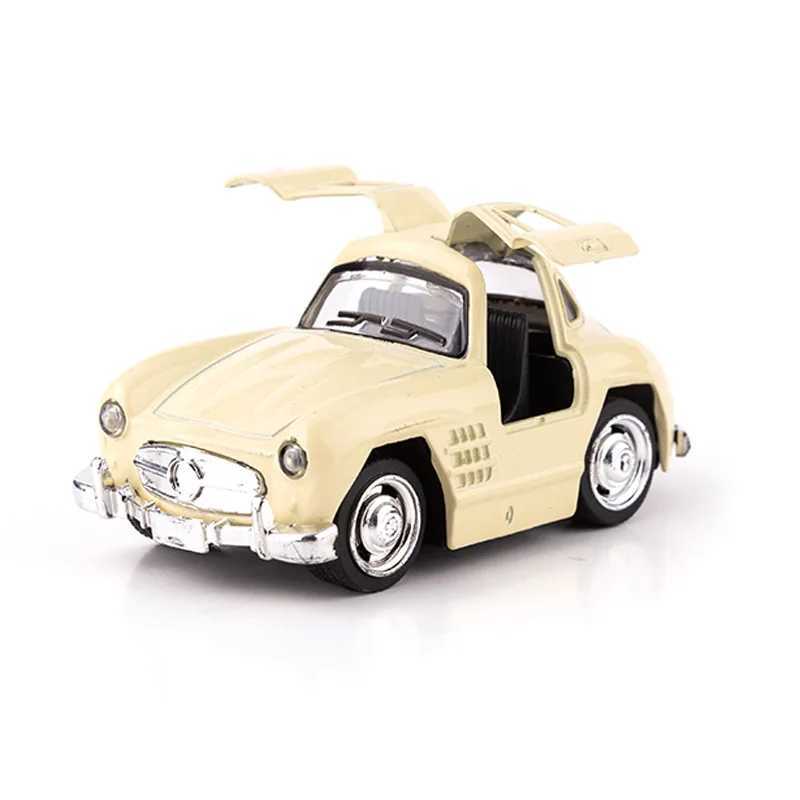 164 Vehicle Model Super Classic Pull Back Toy Car Educational Collection Door Open Car Model Gift Car D260317