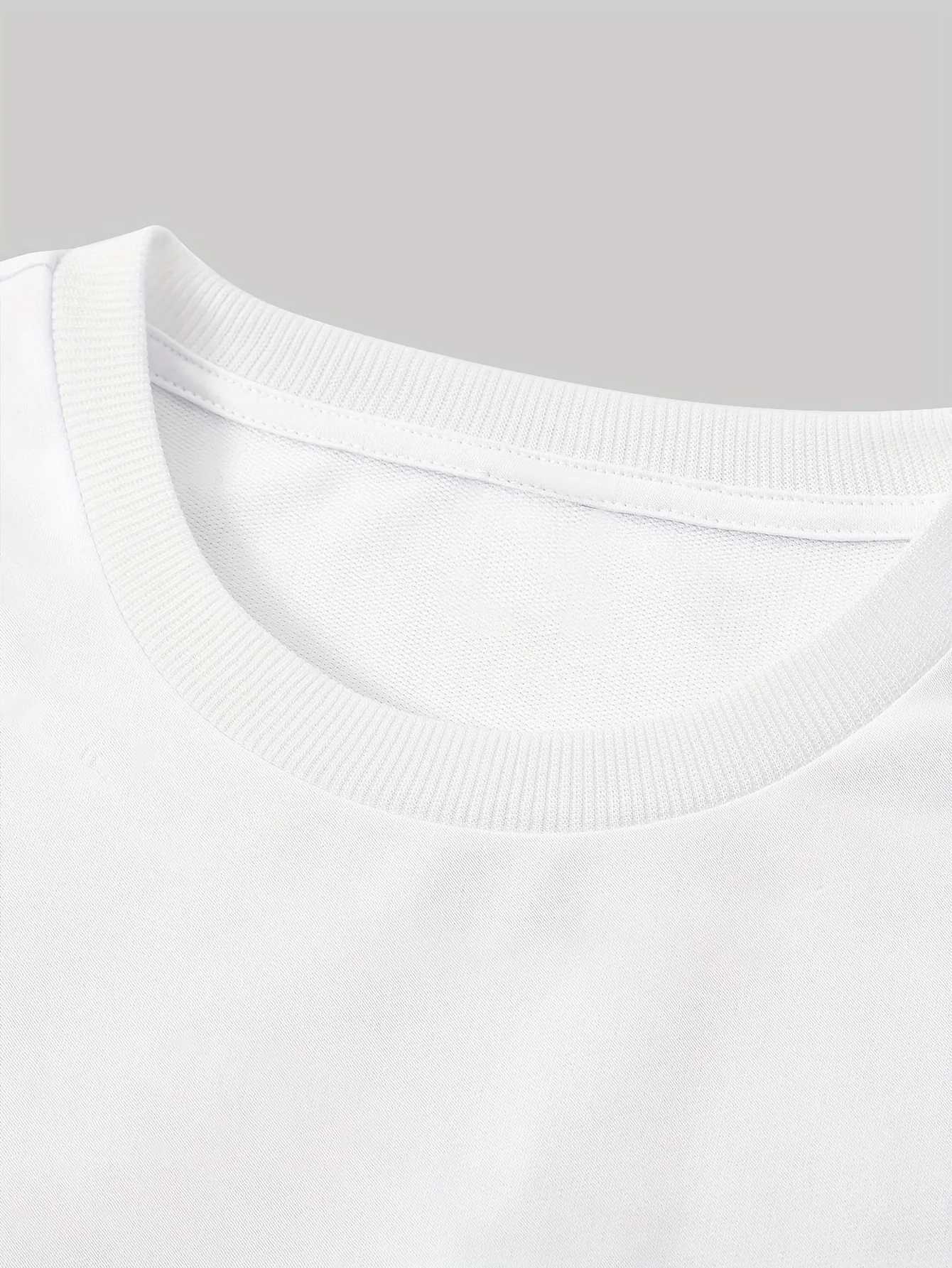 New Summer Geometric and Hill Pattern Men T-shirt Street Style Suitable for Daily Casual Wear Loose Fit 100 Cotton Material M260317