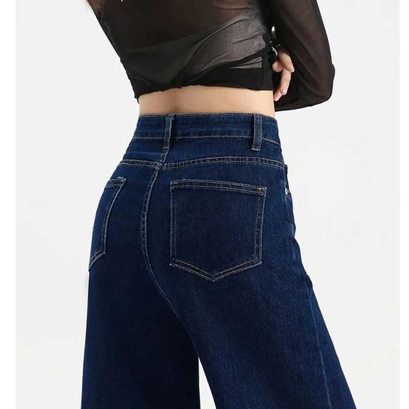 2026 Classic Retro Female Straight Leg Jeans Lady Chic High Waist Baggy Denim Pants Hot Sale s Fashion Casual Trousers M260317