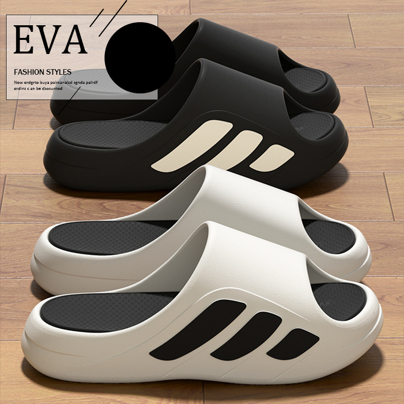 new Free shipping Grip Sole Large size Cross slipper Thick soled 2026 indoor home EVA sports slippers men
