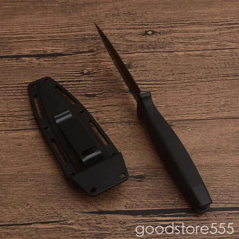 KS 4007 Secret pocket knife Agent fixed blade knife Camping Pocket Knife 8Cr13Mov Blade ABS Handle couteau Outdoor Survival Tactical Hunting Utility K
