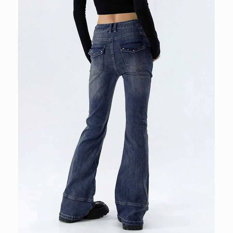 Lady Designer Casual High Waist Jeans Women Korean Fashion Straight Leg Pants s Classic Retro Baggy Solid Trousers M260317