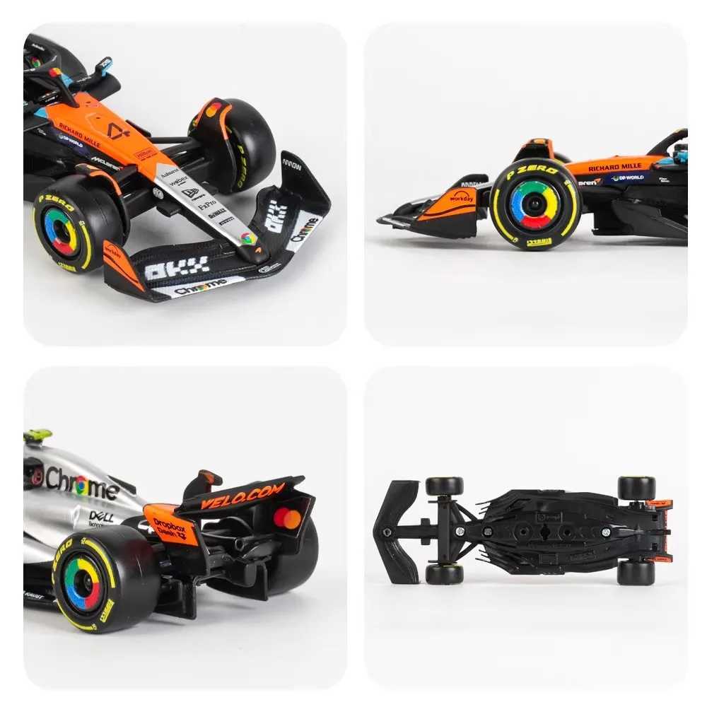 New In Stock Bburago 143 Mclaren F1 Mcl39 2025 Britain Gp Alloy Miniature Silverstone Circuit Car F1 Model Custom Toys Gift D260317