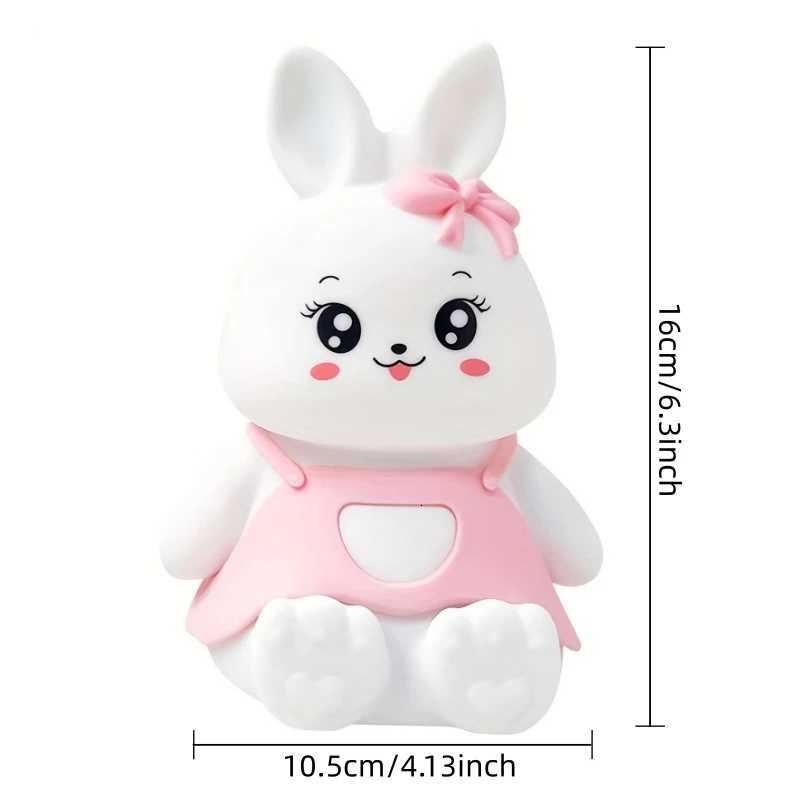 Rabbit Night LightTouch-SensitiveChargable with TimerIdeal for Home DecorPerfect Gift Choice H260316