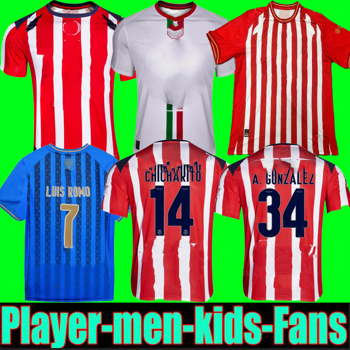 2025 2026 27 Chivas de Guadalajara jerseys 25 26 CHICHARITO A.ZALDIVAR CALDERON J.MACIAS BRIZUELA F. BELTRAN home away Alvarado HOMBRE football S-4XL