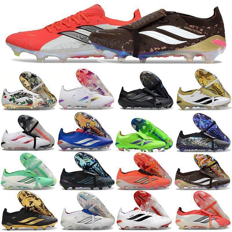 Pradetor 26 Football Boots Kaka Preditors 26 Black Football Shoes Immortal Born for Goals Jude Bellingham Signal Finishers Steel Unlocked Soccer Cleats