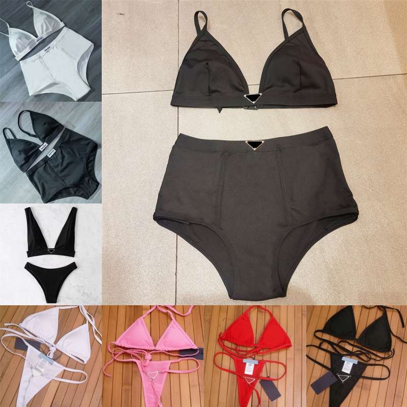 Swimwear Designer Swimsuits For Women Sexy Bikini Underwear Embroidery Letter Fashion Metal Chain Bikini Bathing Suits 14 Styles