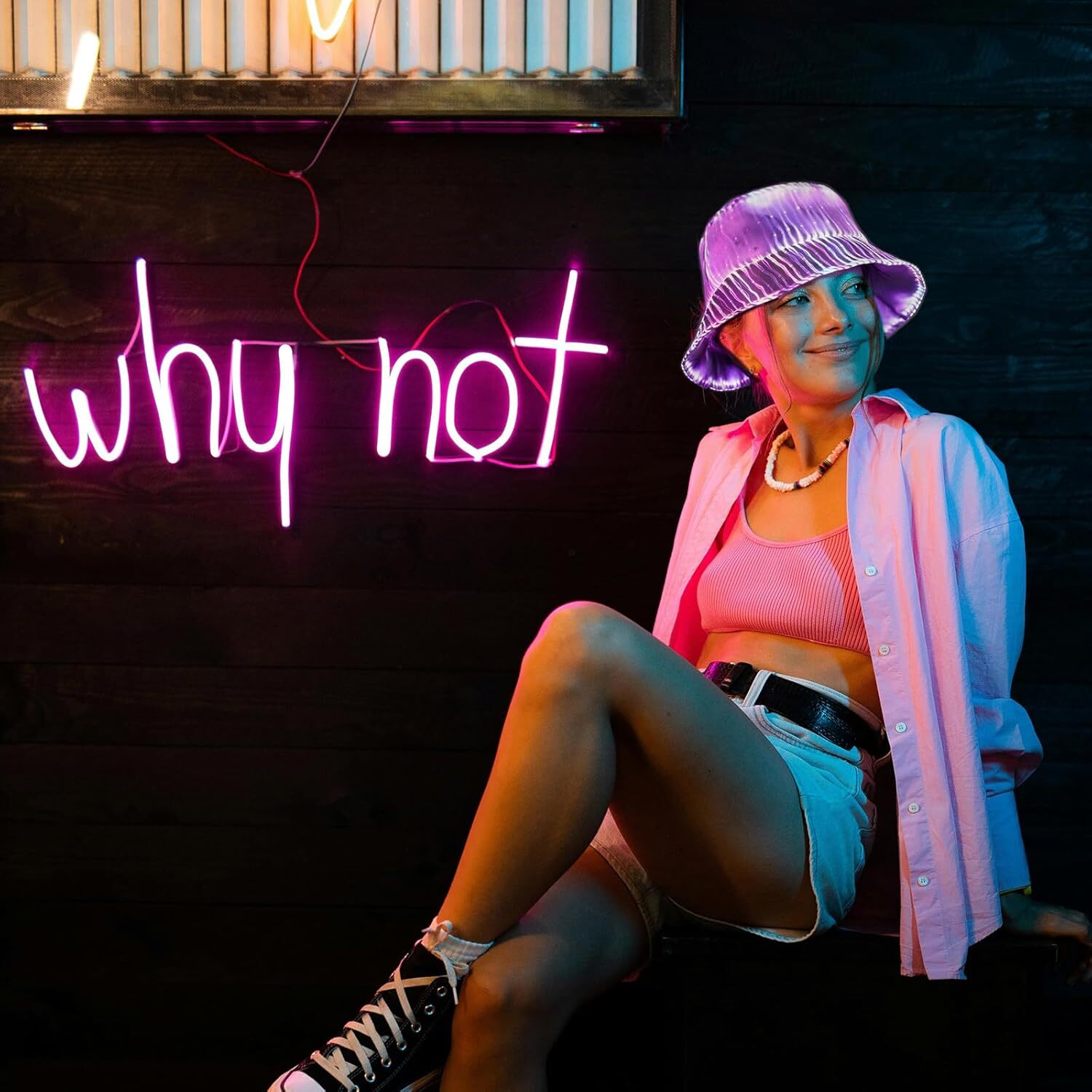 LED Light Up Hats Waterproof LED Hats Fiber Optic Light-Up Boater Hats Fashionable Multicolored Boater Hats Party Hats