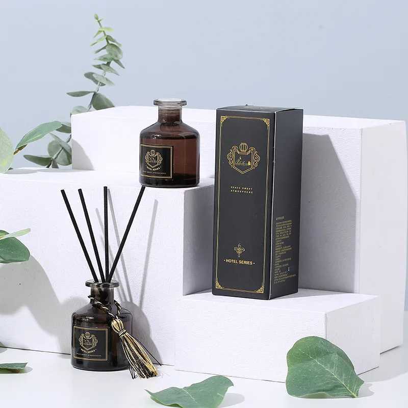 1pc 50ml Reed Diffuser with Fragrance expanding stick Healton Homestay Hotel Rattan Aromatherapy Air Freshener Home Fragrance D260317