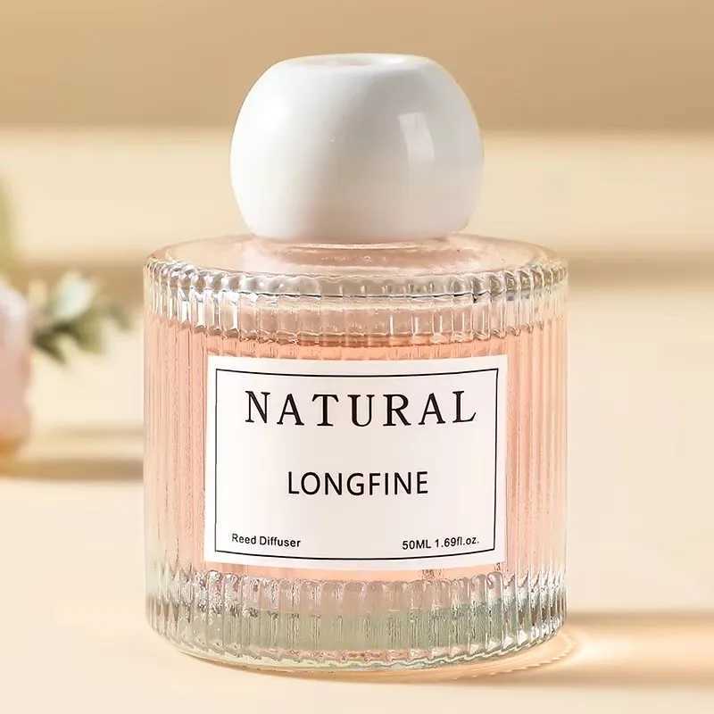 1pc Reed Diffuser Set- Aromatherapy Fragrance Oil for Home Decor Romantic Air Freshener with Rattan Sticks Long Lasting Scent D260317