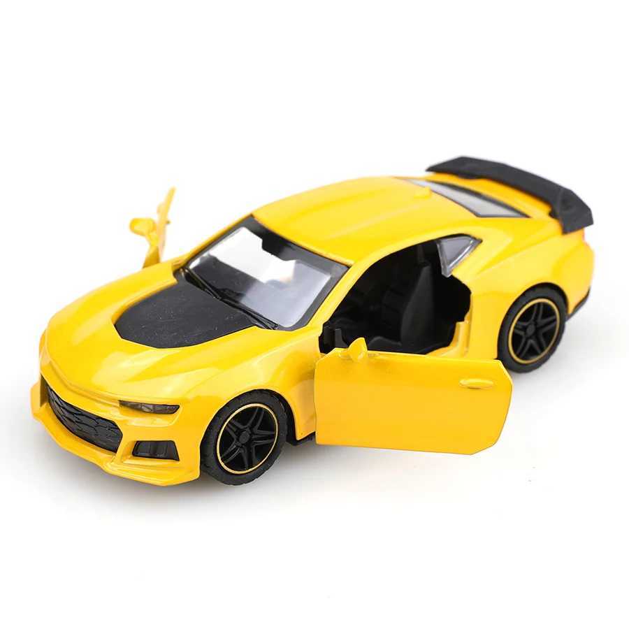 bagged143 Camaro Bumblebee Racing Car Alloy Model Car Simulated vehicle children metal car boys toy gift car ornaments D260317