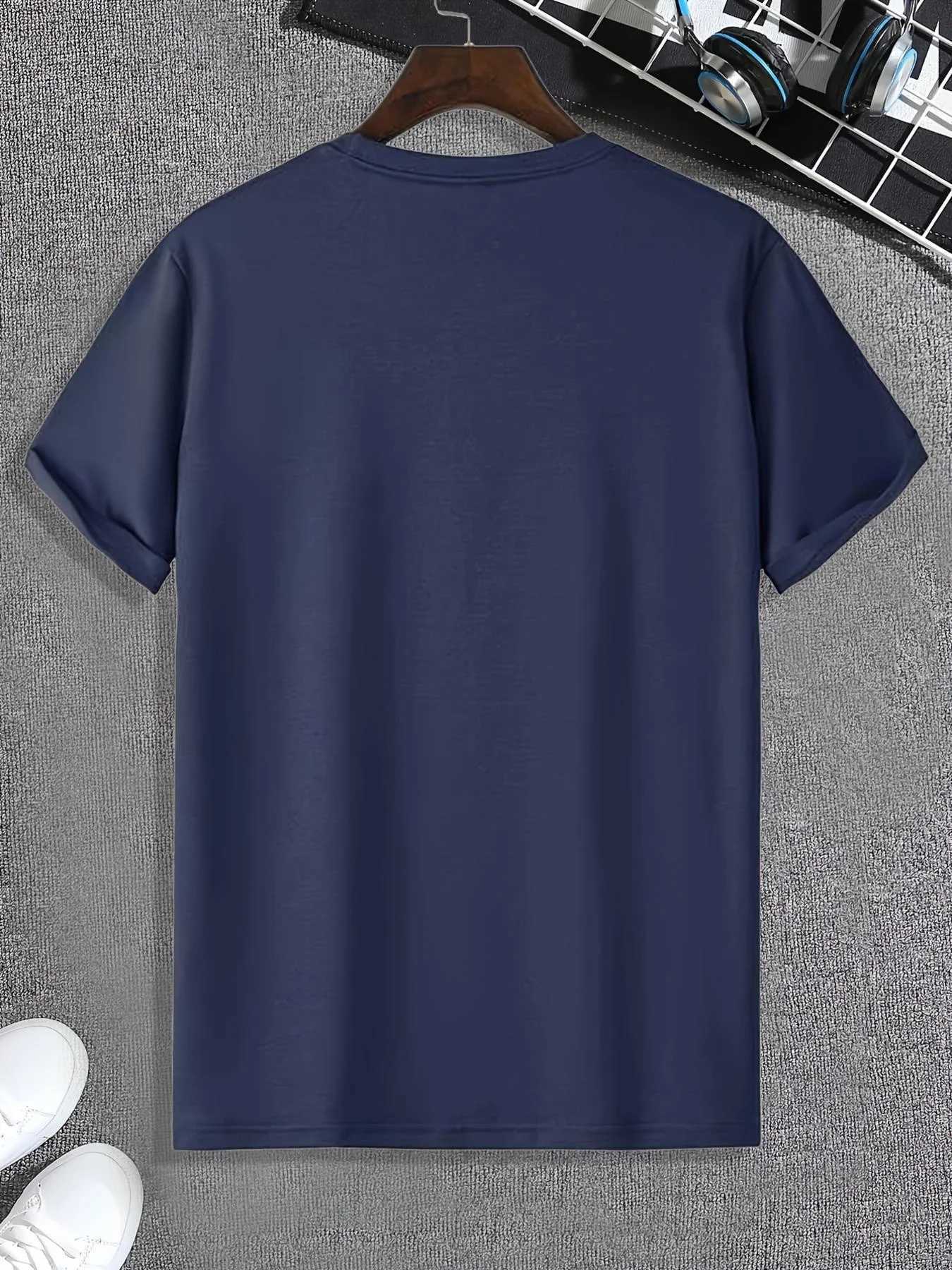 Men Casual T-shirt Summer New Style Suitable for Daily Wear with A Street Retro Style Versatile Trendy Suitable Both Men Women M260317