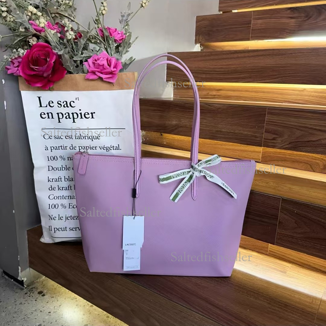 2026 Luxury French Solid Color Women's Handbag New Crocodile Tote Bag Large Capacity Shopping Bag Commuter Bag Underarm Single Shoulder Crossbody