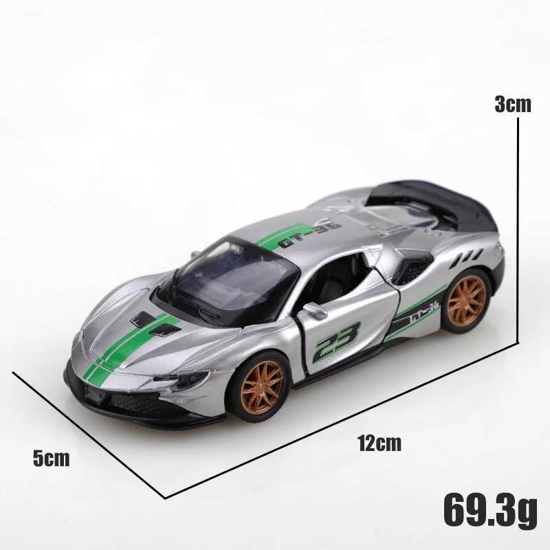 Bagged 136 Alloy SF90 Pullback Racing Car racetrack colors Alloy toy childrens toy cool colors The best gift D260317