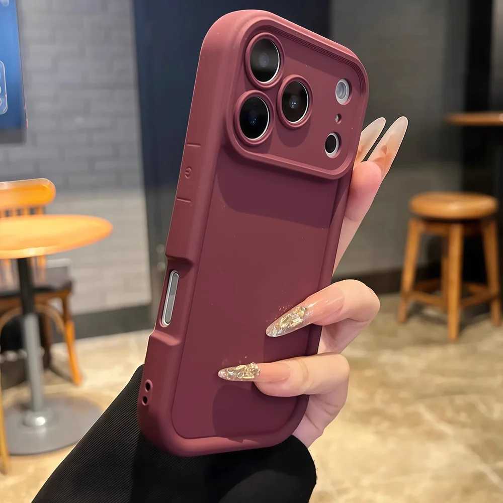 Luxury Candy Color Silicone Phone Case For iPhone 17 Air 16 15 14 13 12 11 Pro Max Plus Plain Shockproof Bumper Cover C260314