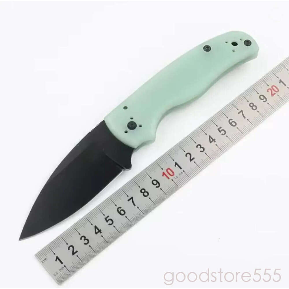 couteau Spy-C229GP Folding Knife 3.46 fixed blade knife S30V Stonewashed Serrated Blade, G10 pocket knife Handles - C229