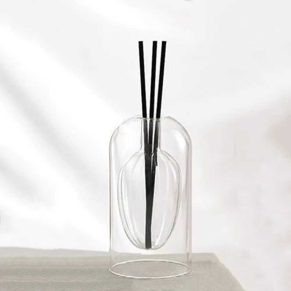 Creative Aromatherapy Diffuser Bottle Minimalism with Diffusers Sticks Essential Oil Evaporation Bottle 130/200ML Exquisite D260317