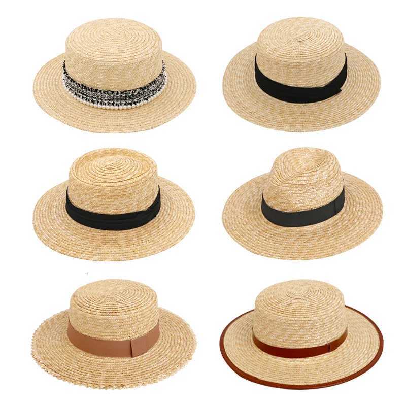 2025 Women UPF50 Wide Brim Straw Sun Hat Foldable Lightweight Adjustable UV Protection Beach Summer Outdoor H260317 - view 3