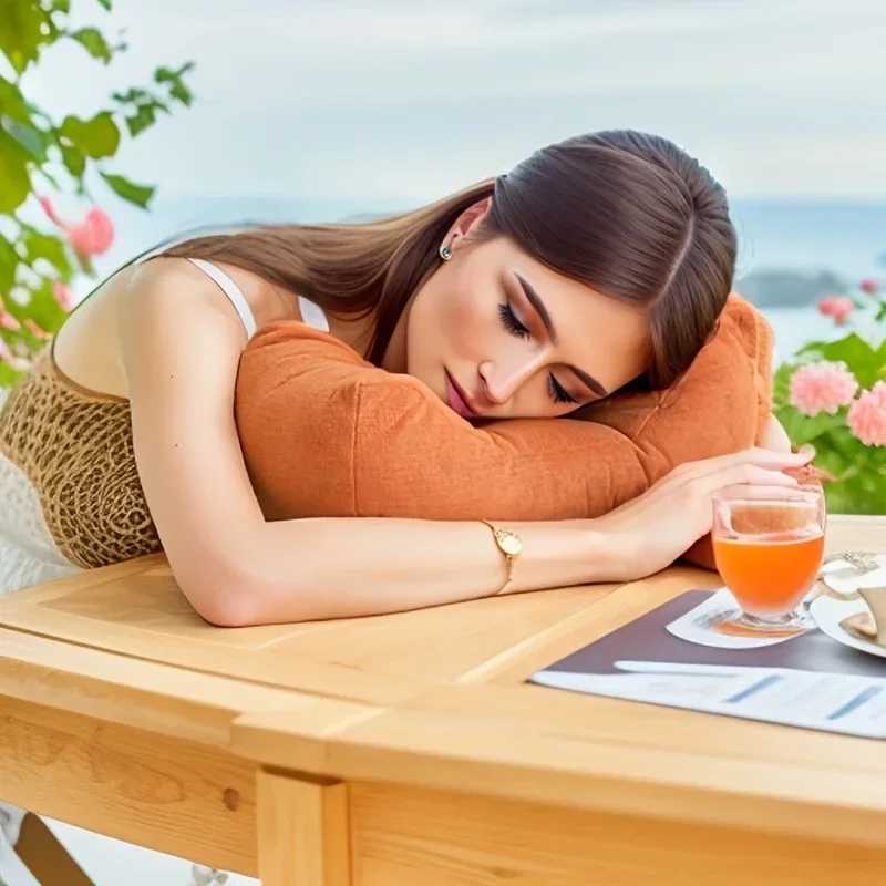 Waist Support Pillow Cushion Waist Protection Nap Pillow Chenille Weave Is Very Suitable for Office Chairs and Home Decoration D260317