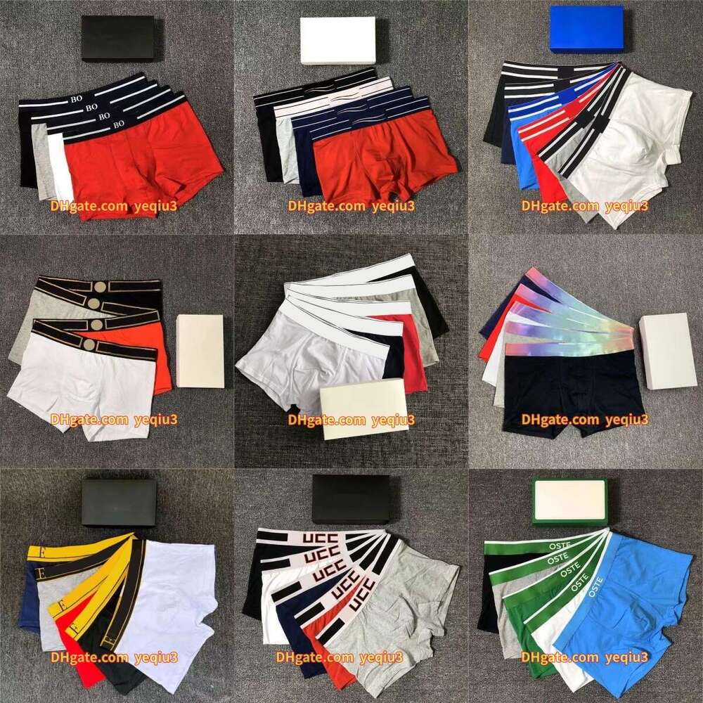 Mens Boxer Briefs Asian Size Mens Underwear Boxed Set Breathable Sport Underwear Long Leg Boxer Shorts Soft Comfortable Stretch Lightweight Gym Running Training